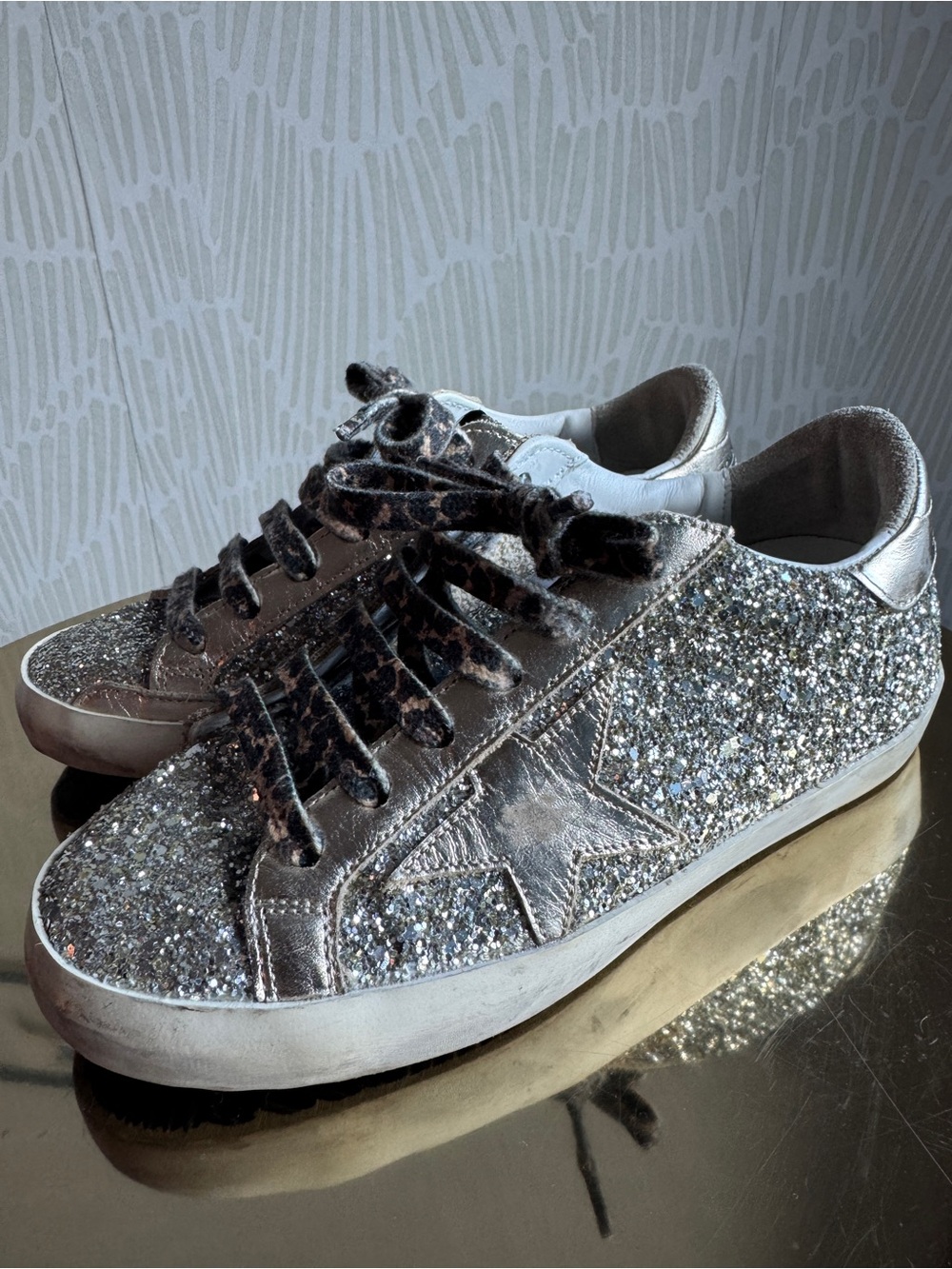 Golden Goose Super star platinum glitter - Picture 6 of 12